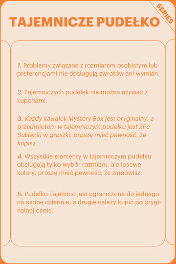 ZAPAKA TAJEMNICZE PUDEŁKO z 2Pc Sukienek w Groszki